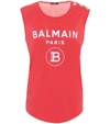 BALMAIN Logo棉质上衣,P00429884