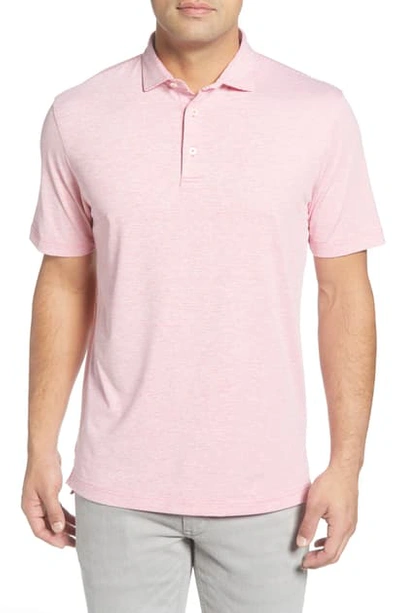 Johnnie-o Lyndon Classic Fit Polo In Strawberry
