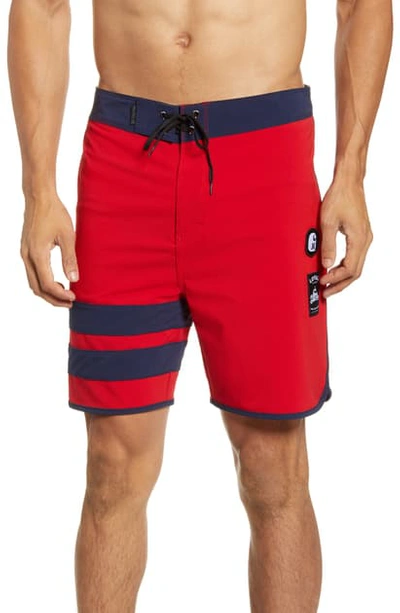 Hurley Phantom X Carhartt Built Board Shorts In Gym Red | ModeSens