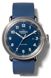 SHINOLA DETROLA SILICONE STRAP WATCH, 43MM,S0120161968