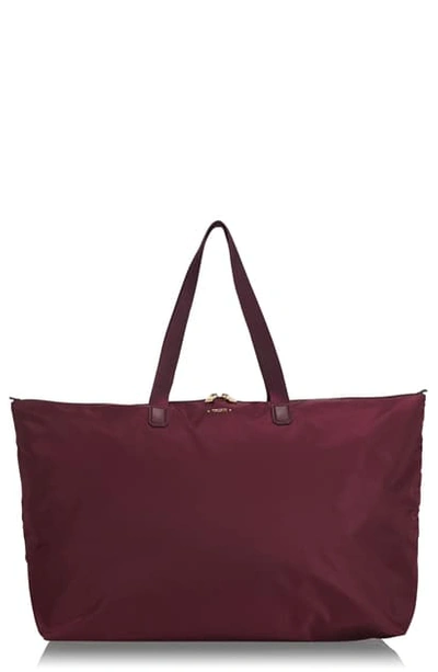 Tumi Voyageur Just In Case Packable Nylon Tote In Port