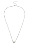 ALLSAINTS PAVE PENDANT NECKLACE,281543GLD110