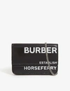 BURBERRY JODY HORSEFERRY COATED CANVAS CARD HOLDER WITH CHAIN,278-72019980-8022445