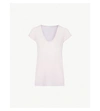 James Perse V-neck Cotton-jersey T-shirt In Rinse