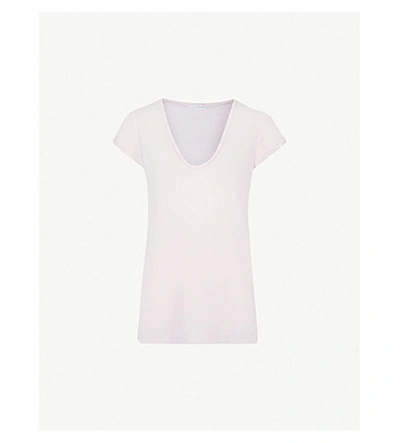 James Perse V-neck Cotton-jersey T-shirt In Rinse
