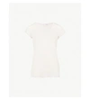 James Perse V-neck Cotton-jersey T-shirt In Silver