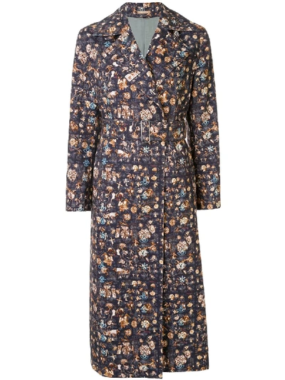 Nehera Candor Coat In Blue