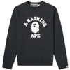 A BATHING APE A Bathing Ape College Crew Sweat