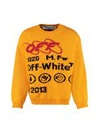 OFF-WHITE INDUSTRIAL Y013 INTARSIA SWEATER,11149988