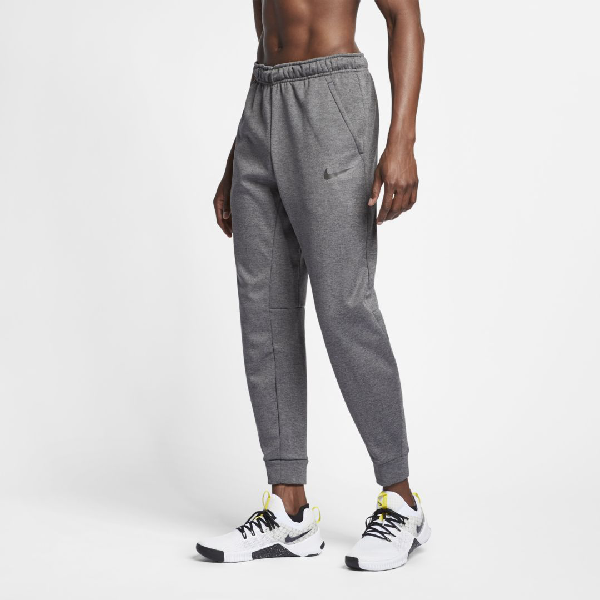 nike men's therma open bottom training pants