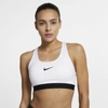 Nike Classic Padded Women's Medium-support Sports Bra In White