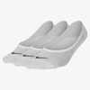 Nike Women's Everyday Lightweight Training Footie Socks (3 Pairs) In White
