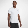 Nike Court Dri-fit Men's Tennis Polo In White,black
