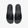 Nike Benassi Jdi Slides In Triple Black In Black