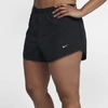 Nike Women's Tempo Running Shorts (plus Size) In Black