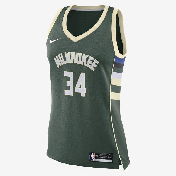 Nike Giannis Antetokounmpo Bucks Icon Edition Women's Nba ...