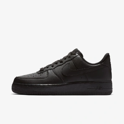 Nike Air Force 1 Low Retro Premium Leather In Black