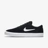 Nike Sb Chron Solarsoft Skate Shoe In Black