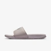 Nike Women's Benassi Jdi Swoosh Slide Sandals From Finish Line In Pink