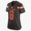 NIKE NFL CLEVELAND BROWNS WOMEN'S GAME FOOTBALL JERSEY
