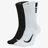 Nike Multiplier  Crew Sock (2 Pairs) In Multi-color