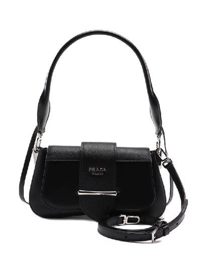 Prada Saffiano Sidonie Bag In Nero