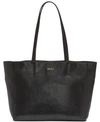 DKNY SALLY LEATHER EAST-WEST TOTE, CREATED FOR MACY'S