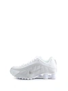 Nike Men's Shox R4 Running Sneakers From Finish Line In White