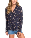 ROXY JUNIORS' MESS IS MINE FLORAL-PRINT SHIRT