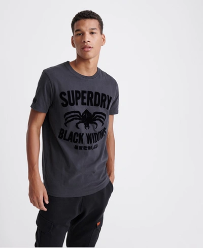 Superdry Men's Merch Store Band T-shirt In Black