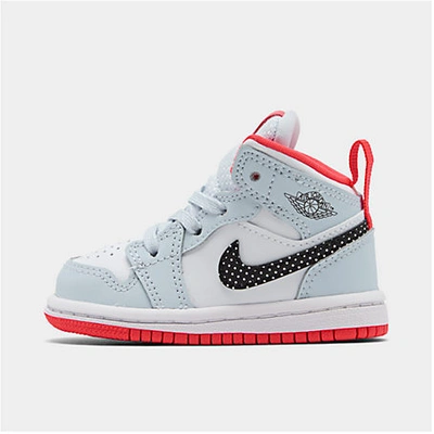 Nike Jordan Girls' Toddler Air 1 Mid Casual Shoes In Grey