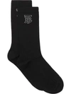 BURBERRY Intarsien-Socken mit Monogramm