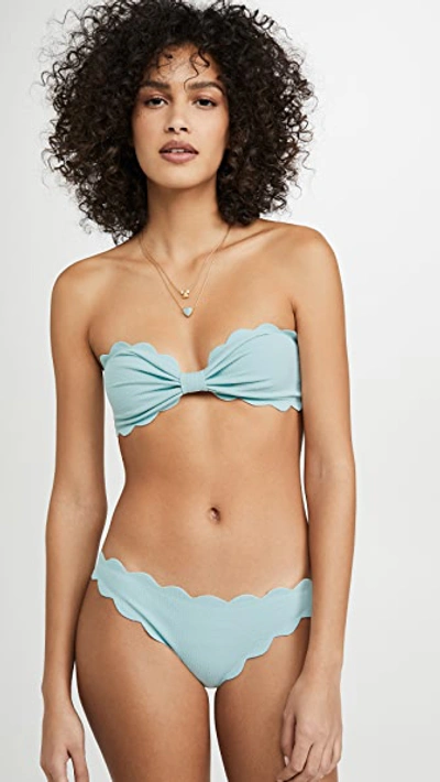 Marysia Antibes Bandeau Bikini Top In Mediterranean