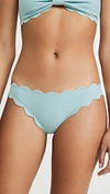 Marysia 'antibes' Scalloped Bikini Bottoms In Mediterranean