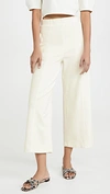 STATESIDE PONTE CROPPED WIDE LEG PANTS