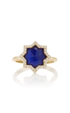 AMRAPALI STAR STACK 18K GOLD, LAPIS AND DIAMOND RING,791966