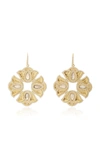 AMRAPALI WOMEN'S KALIYANA LOTUS 18K GOLD; LABRADORITE AND DIAMOND EARRINGS,791971