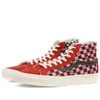 Vans Multicoloured Sk8 Check High Top Sneakers In Red