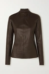 BOTTEGA VENETA LEATHER TOP