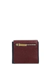 THOM BROWNE WALLET IN BORDEAUX LEATHER,11162359