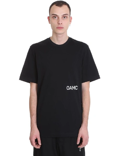 Oamc Frances T-shirt In Black Cotton