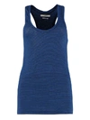 Isabel Marant Étoile Avien Striped Scoop-neck Cotton-linen Tank Top In Blue