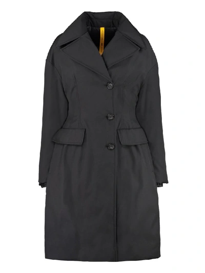 Moncler Mezen Reversible Coat In Black