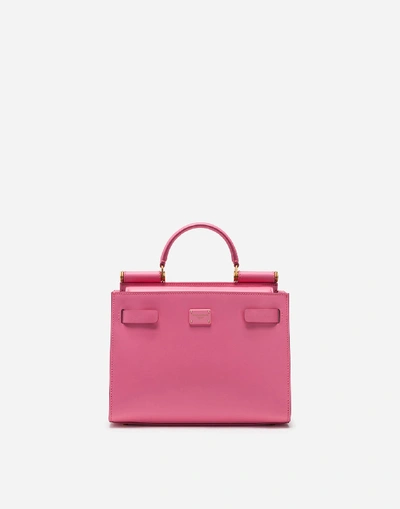 Dolce & Gabbana Small Sicily 62 Bag In Pink