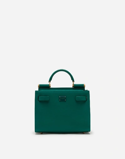 Dolce & Gabbana Mini Sicily 62 Shoulder Bag In Green