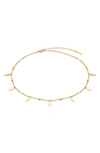 MISSOMA LEAF CHOKER NECKLACE,GM-G-NC1-NS