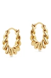 MISSOMA MINI TIDAL HOOP EARRINGS,LI-G-E5-NS