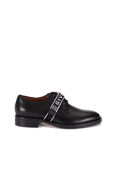 Givenchy Black Leather Lace-up Shoes