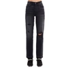 AMIRI AMIRI WOMEN'S BLACK COTTON JEANS,W9W09325LDROUGHBLACK 25