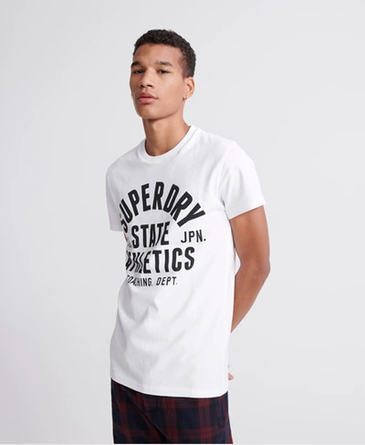 Superdry Mono State Athletics T-shirt In White